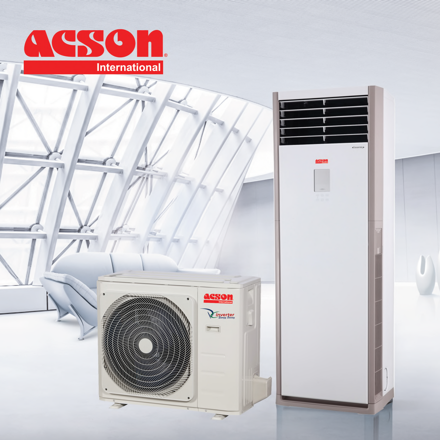ACSON Floor Standing, Inverter Heat & Cool 2.0 TR A5FSY25FR-M
